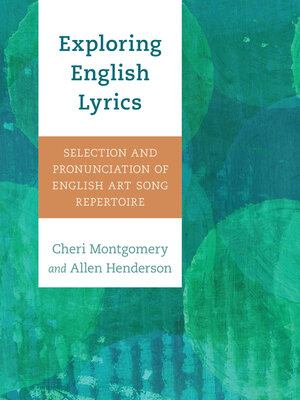 cover image of Exploring English Lyrics